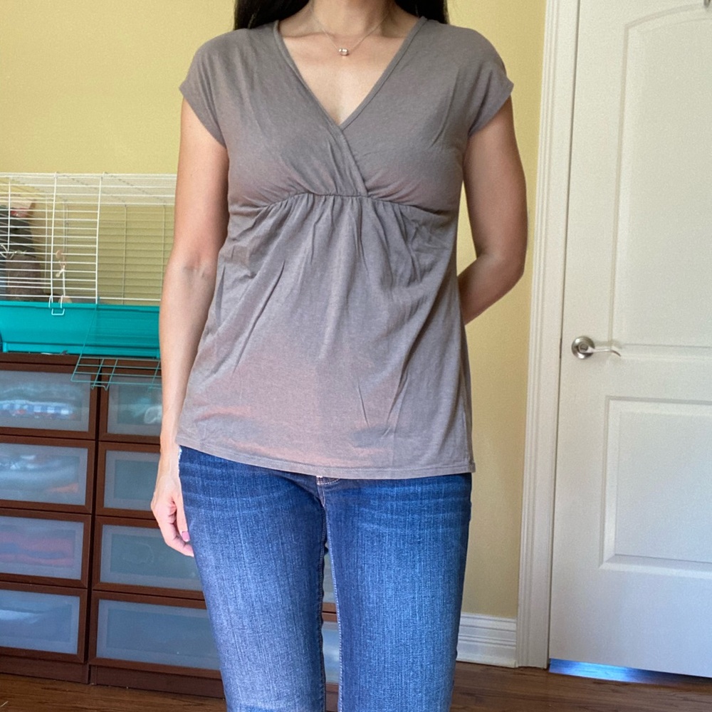 Gap Brown Shirt Sz XS